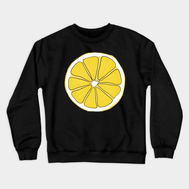 lemon slice Crewneck Sweatshirt by ubercuties